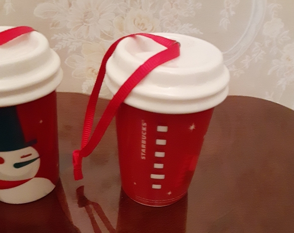 Starbucks Holiday 2012 Winking Eye Snowman Ornaments - Picture 3 of 5